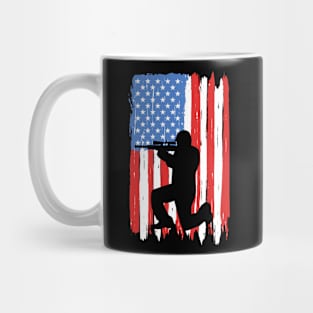 American Flag Airsoft Graphic Mug